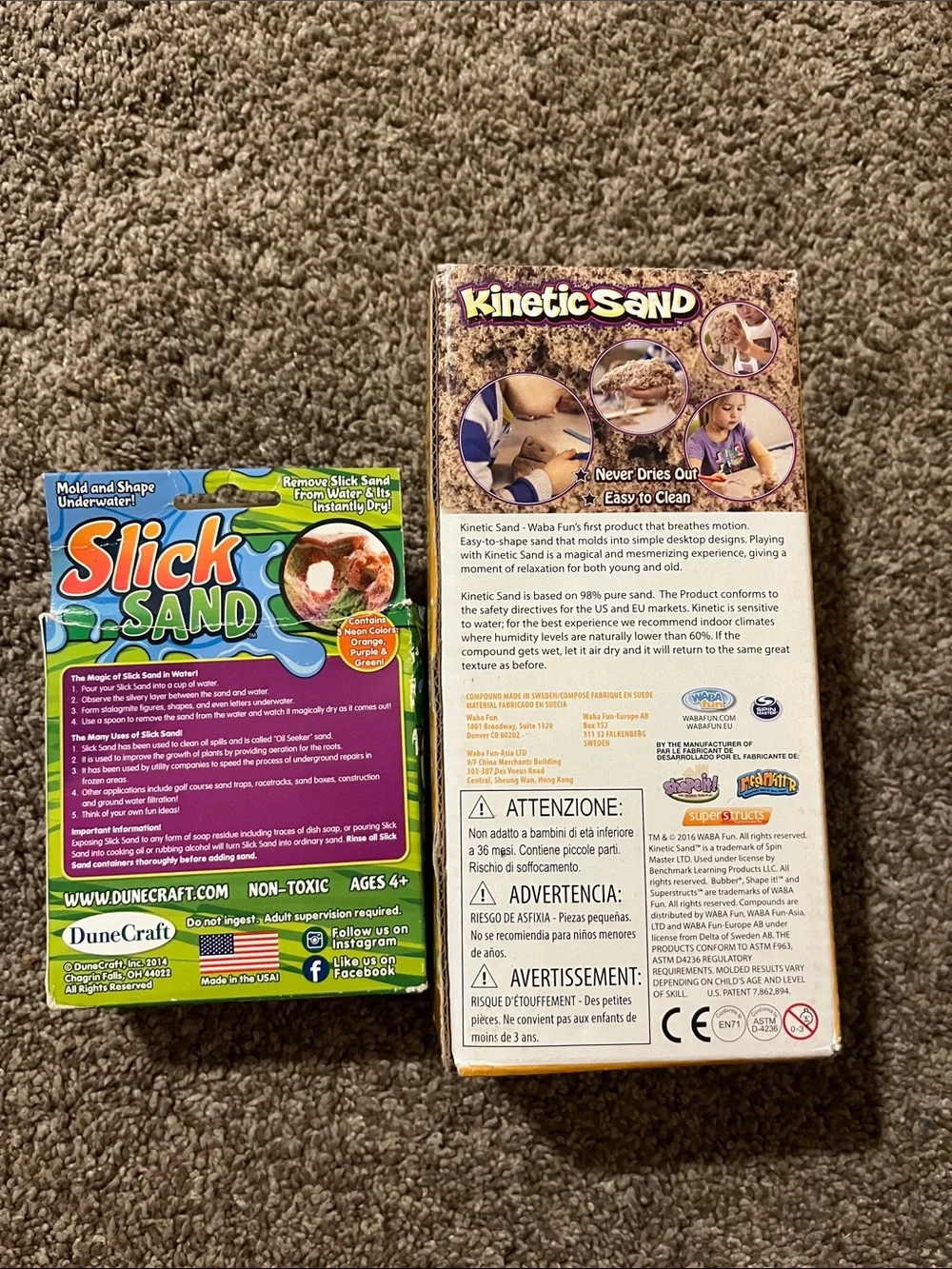 Kinetic Sand & Slick Sand combo